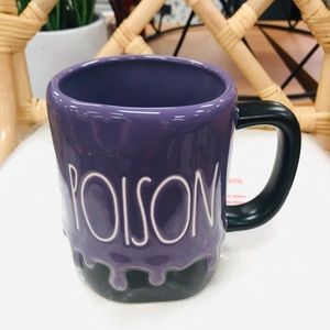 Rae Dunn purple POISON mug Halloween VHTF 2023